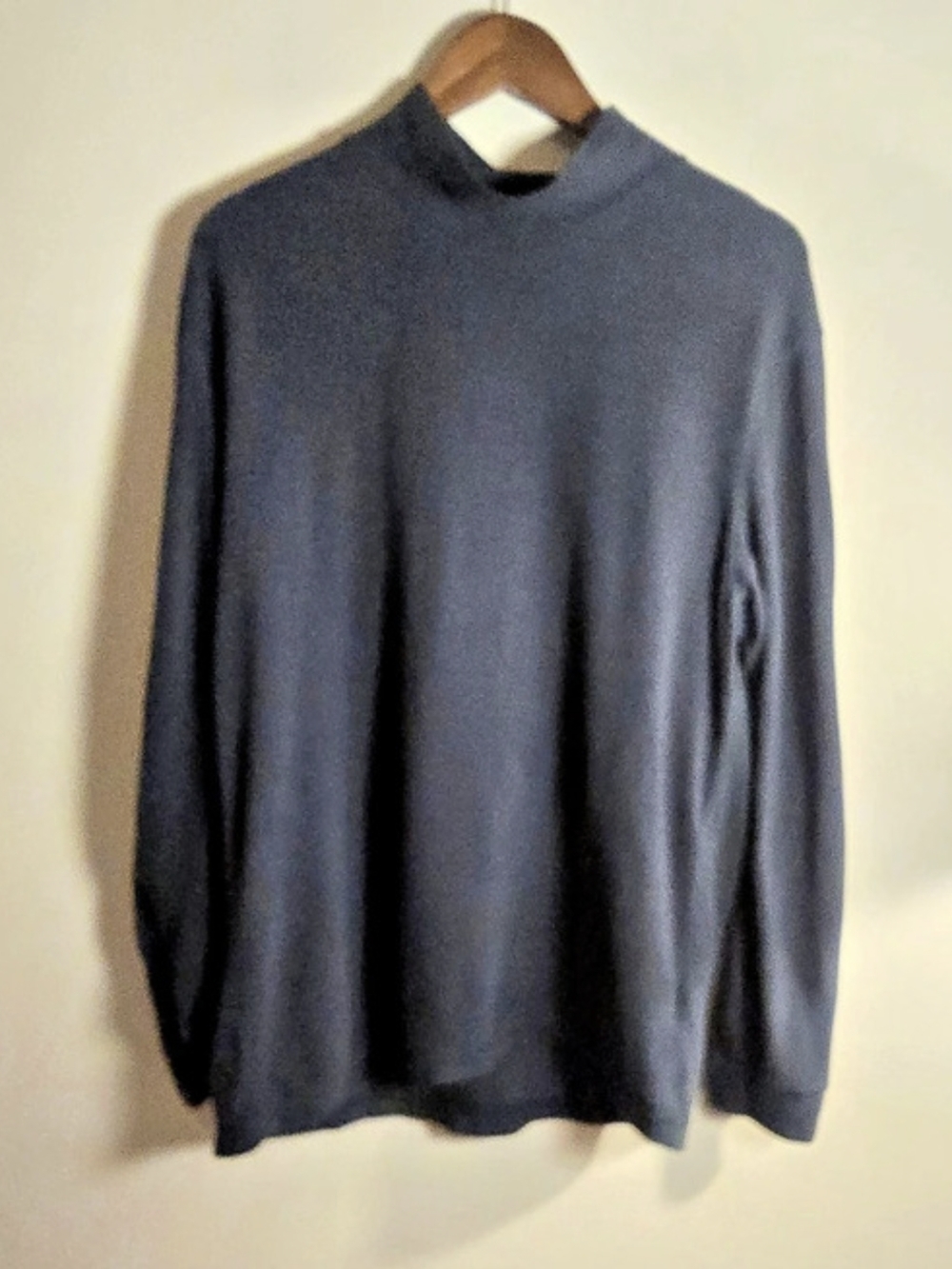 Uniqlo HEATTECH HUNTER GREEN Mock Neck Fleece Top L